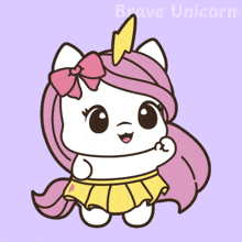 a drawing of a unicorn with a bow on its head