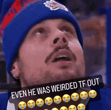 Auston Matthews Even He Was Weirded Out GIF - Auston Matthews Even He Was Weirded Out Even He Was Weirded Tf Out GIFs