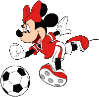 Football Soccer Sticker - Football Soccer Minnie Mouse Stickers