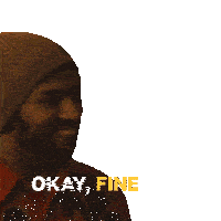 Okay Fine Man Eric Sticker - Okay Fine Man Eric Vas Saranga Stickers
