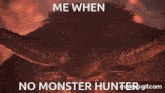 Me When No Monster Hunter Monster Hunter GIF