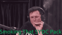 Smoking That Sydc Pack GIF - Smoking That Sydc Pack GIFs
