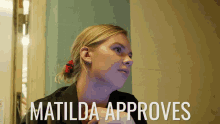Lunds Nation Matilda Approves GIF - Lunds Nation Matilda Approves Pr Mästare GIFs