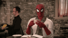 Spiderman Coffee GIF - Spiderman Coffee Cheers GIFs