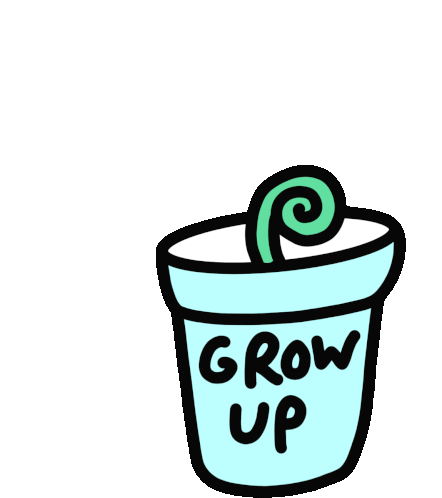 Grow Up Veronica Dearly Sticker - Grow Up Veronica Dearly Plant Stickers