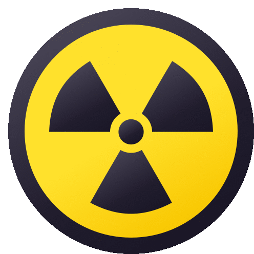 Radioactive Symbols Sticker - Radioactive Symbols Joypixels Stickers