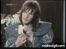 Emerson Lake Palmer Eat Flower GIF - Emerson Lake Palmer Eat Flower Nasty GIFs