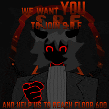 a poster that says we want you to join s.r.f