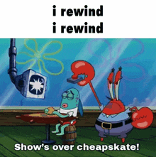 I Rewind I Rewind Spongebob GIF