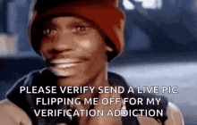 Dave Chapelle Verification GIF - Dave Chapelle Verification Itchy GIFs