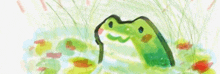 Frog Drawing GIF