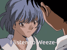 Shinji Slap Rei GIF - Shinji Slap Rei Weezer GIFs
