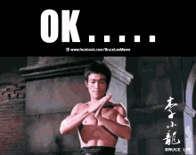 Bruce Lee Ok GIF
