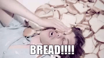 Bread! GIF - Bread Hungry Food GIFs