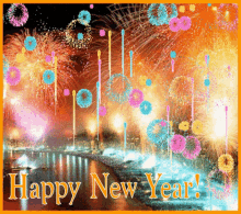 a greeting card that says happy new year