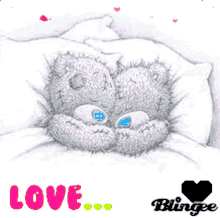 Tatty Teddy Love Hug GIF - Tatty Teddy Love Hug Sleep GIFs