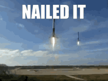 Nailed It Space X GIF - Nailed It Space X Rocket Launch GIFs