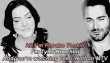 Tylerhoechlin Phoebetonkin GIF - Tylerhoechlin Phoebetonkin Teen Wolf Tv GIFs