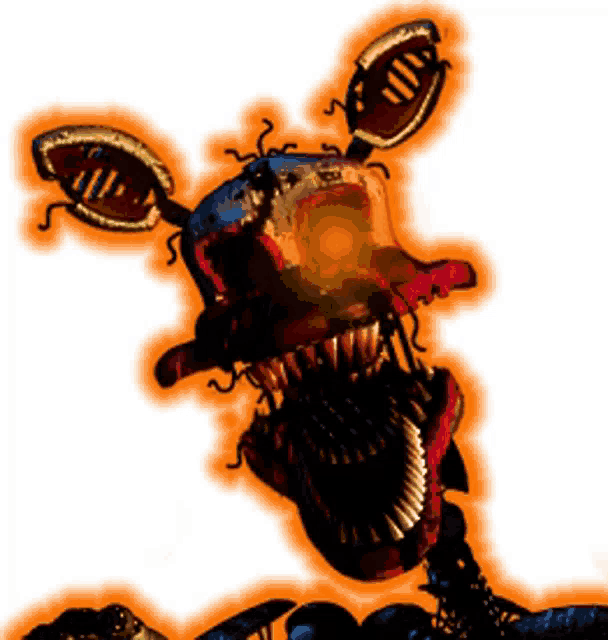 Nightmare Fredbear Fnaf4 Sticker