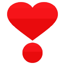 heart exclamation symbols joypixels heart affection