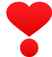 Heart Exclamation Symbols Sticker - Heart Exclamation Symbols Joypixels Stickers