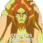 Stop This Foolishness Gaea Sticker - Stop This Foolishness Gaea Blood Of Zeus Stickers