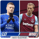 Leicester City F.C. Vs. West Ham United F.C. Pre Game GIF - Soccer Epl English Premier League GIFs