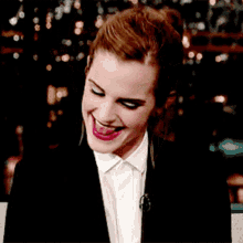 Tongue Oh Yeah GIF - Tongue Oh Yeah Emma Watson GIFs