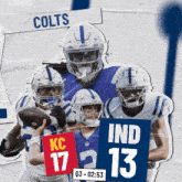 Indianapolis Colts (13) Vs. Kansas City Chiefs (17) Third Quarter GIF - Nfl National Football League Football League GIFs