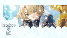 a picture of a girl with the name freninet and juli on it