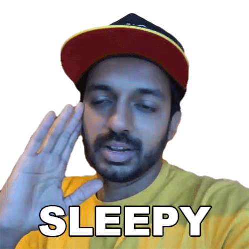 Sleepy Faisal Khan Sticker - Sleepy Faisal Khan I Want To Sleep Stickers