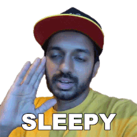 Sleepy Faisal Khan Sticker - Sleepy Faisal Khan I Want To Sleep Stickers