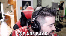 We Are Back Back GIF - We Are Back Back Comeback GIFs