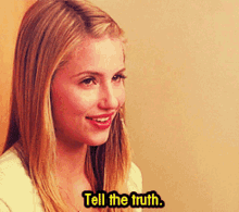Glee Quinn Fabray GIF - Glee Quinn Fabray Tell The Truth GIFs