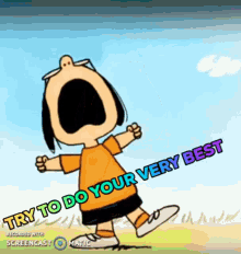 Try To Do Your Very Best Peanuts GIF - Try To Do Your Very Best Peanuts Charlie Brown GIFs