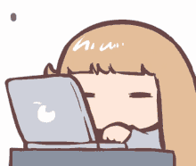 hitopotato typing laptop