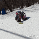 Snowboarding Viralhog GIF - Snowboarding Viralhog Sliding Down GIFs