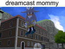 a picture of a cartoon character with the words dreamcast mommy above it