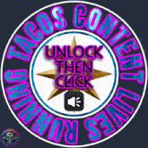 a logo for tacos content lives running