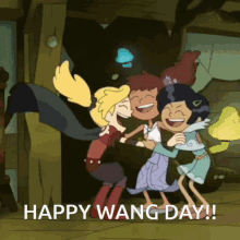 Happy Wang Day Amphibia GIF - Happy Wang Day Amphibia Mako GIFs