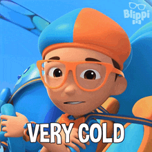Very Cold Blippi GIF - Very Cold Blippi Blippi Wonders - Educational Cartoons For Kids GIFs