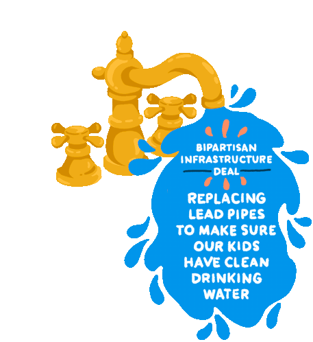 Bipartisan Infrastructure Deal Infrastructure Sticker - Bipartisan Infrastructure Deal Infrastructure Pipes Stickers