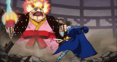 One Piece Ep 866 - Big Mom Vs Chopper Monster Point - Gigantic Prometheus  on Make a GIF