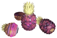 colorful pineapple