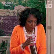 Disgusted Anastasia Devereaux GIF - Disgusted Anastasia Devereaux Assisted Living GIFs