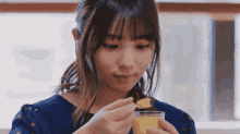Nogizaka46 Yoda Yuki GIF - Nogizaka46 Yoda Yuki Eating GIFs