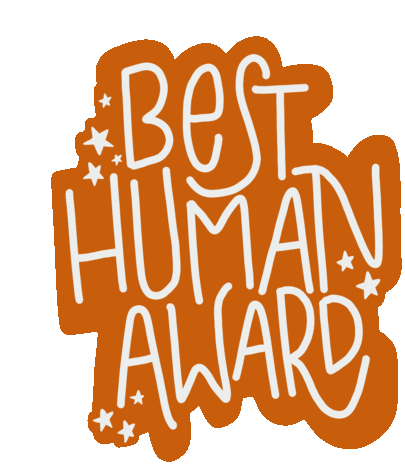 Best Human Award Friend Sticker - Best Human Award Friend Bff Stickers