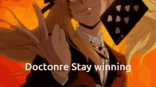 Doctorne Anime GIF - Doctorne Anime Winning GIFs