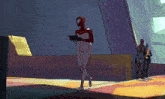 Peter Parkedcar Spiderverse GIF - Peter Parkedcar Spiderverse Lobby GIFs