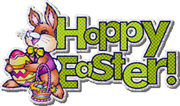 Happy Easter Bunny Sticker